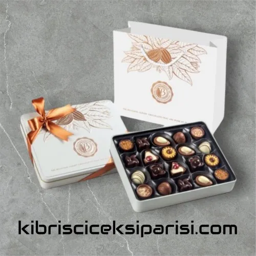 Beyaz ve Siyah Metal Special Kutu Çikolata