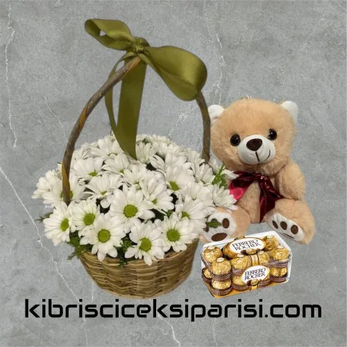 Sepette Papatya Ayıcık ve Çikolata